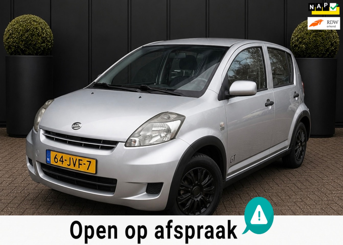 Daihatsu Sirion 2 - 1.0-12V GT-LINE APK 15-07-2027 NAP EL RAMEN - AutoWereld.nl