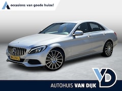 Mercedes-Benz C-klasse - 160 Premium Avantgarde | NL Auto/Navi/Camera/Sfeerverl./Clima/Cruise/19"/Elektr.Verstelbar