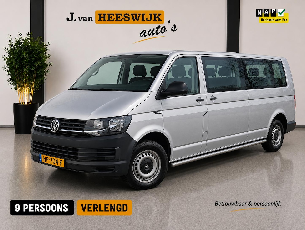 Volkswagen Transporter - 2.0 TDI L2H1 Comfortline 10999 EXCL. BTW/BPM 102 Pk |Airco | elktr. pak. - AutoWereld.nl