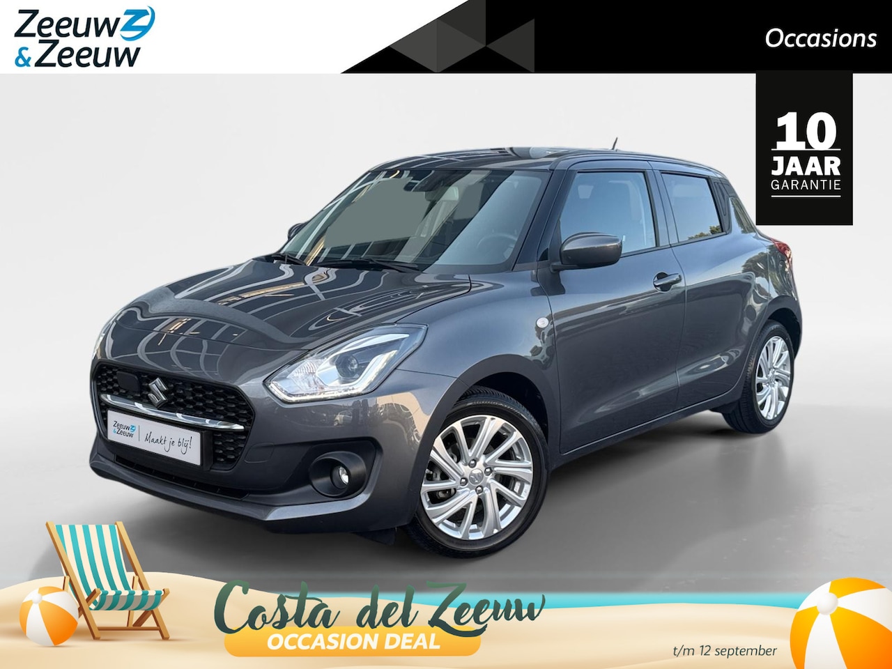 Suzuki Swift - 1.2 Select Smart Hybrid | Airco | Cruise Control | Camera | Stoelverwarming | Apple Carpla - AutoWereld.nl
