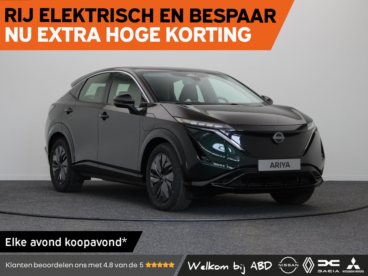 Nissan Ariya - Limited Edition - 87 kWh 87 kWh | 19" lichtmetalen velgen + aerocover | 22 kW ingebouwde l - AutoWereld.nl
