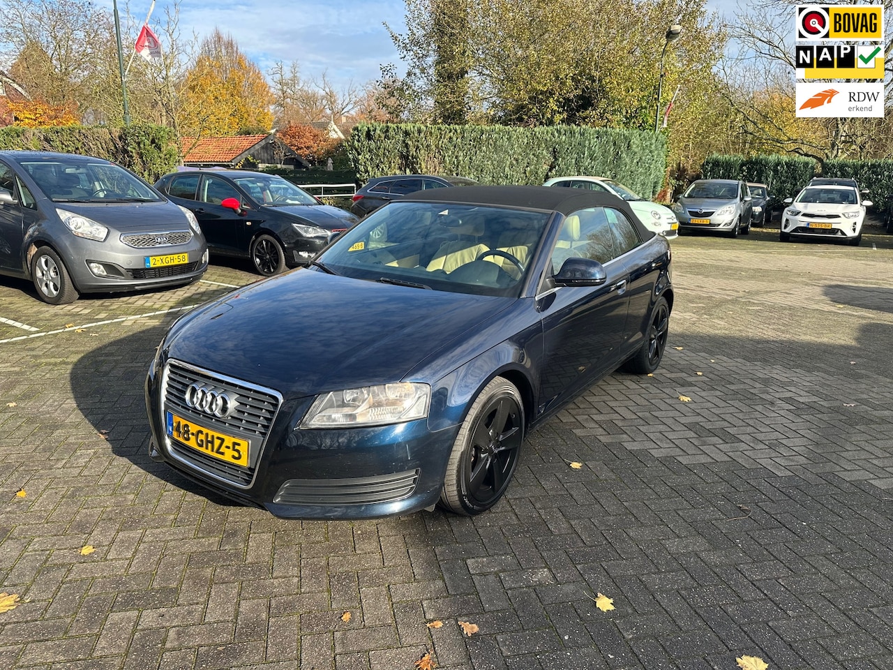 Audi A3 Cabriolet - 1.8 TFSI Attraction Pro Line 1.8 TFSI Attraction Pro Line , automaat , leer - AutoWereld.nl