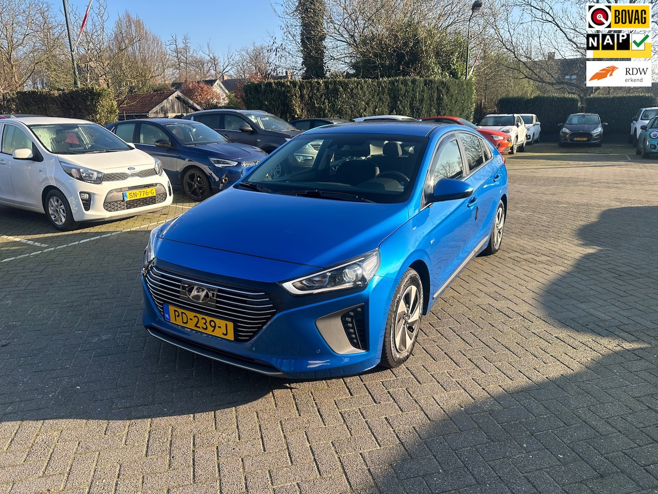 Hyundai IONIQ - 1.6 GDi Comfort 1.6 GDi Comfort , hybride , navigatie , camera 47.000 km NAP - AutoWereld.nl