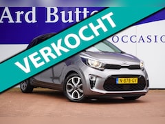 Kia Picanto - 1.0 DPi DynamicPlusLine+Camera+Led+Full-Navigatie+Ecc+Leder-Multie-stuur = ORIG/NL 39DKM =