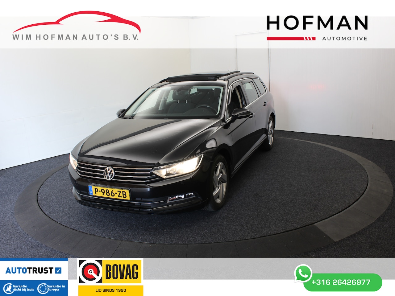 Volkswagen Passat Variant - 1.6 TDI Highl Volle Tank 1170 Km vol optie’s nette auto - AutoWereld.nl