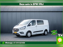 Ford Transit Custom - 2.0 EcoBlue L1H1 | DC 6-Zits | LED | Cruise | PDC | Airco | Trekhaak