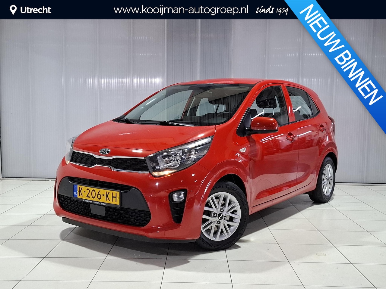 Kia Picanto - 1.0 DPi DynamicLine LM velgen, Navigatie, tot 10 jaar garantie* - AutoWereld.nl