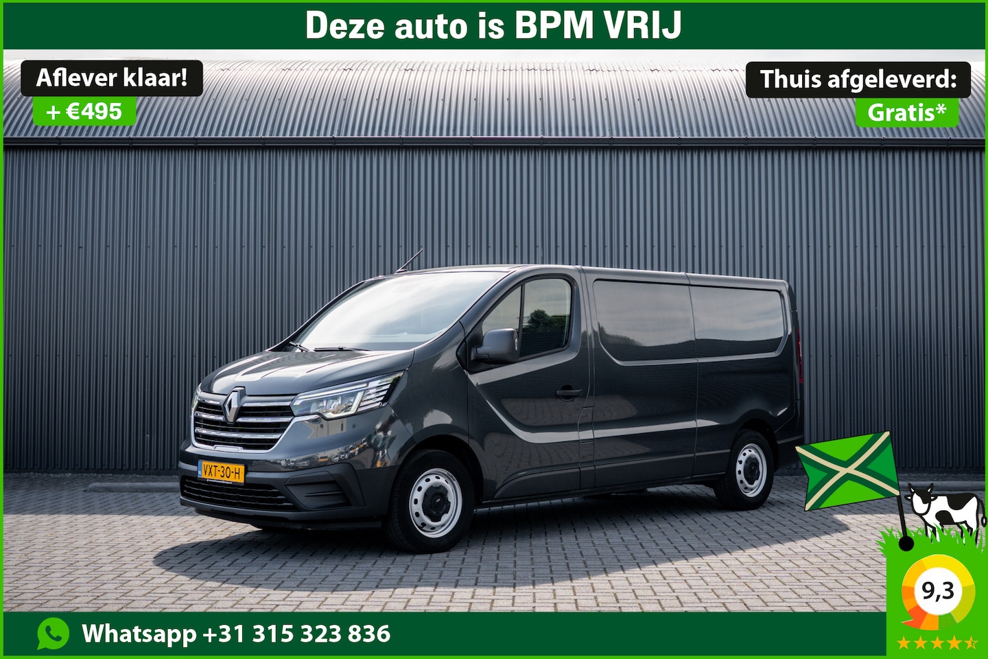 Renault Trafic - 2.0 dCi 110 L2H1 | 3-Zits | 110 PK | LED | Cruise | Navi | Airco | Trekhaak - AutoWereld.nl