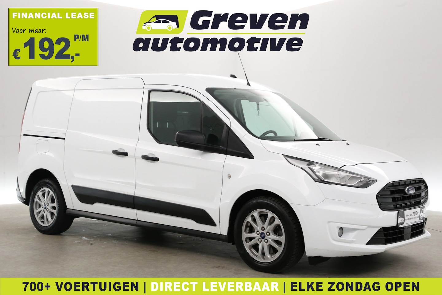 Ford Transit Connect - 1.5 EcoBlue 120PK L2 | 8-traps aut. | Airco | Cruise | Trekhaak | Stoelverw. | Parkeersens - AutoWereld.nl