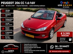 Peugeot 206 CC - 1.6-16V /88.100 km /Leer/NL Auto /Rijklaar