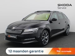 Skoda Superb Combi - 1.4 TSI iV Sportline Business 218PK DSG Panoramadak, Trekhaak, Matrix LED-Verlichting, Sid