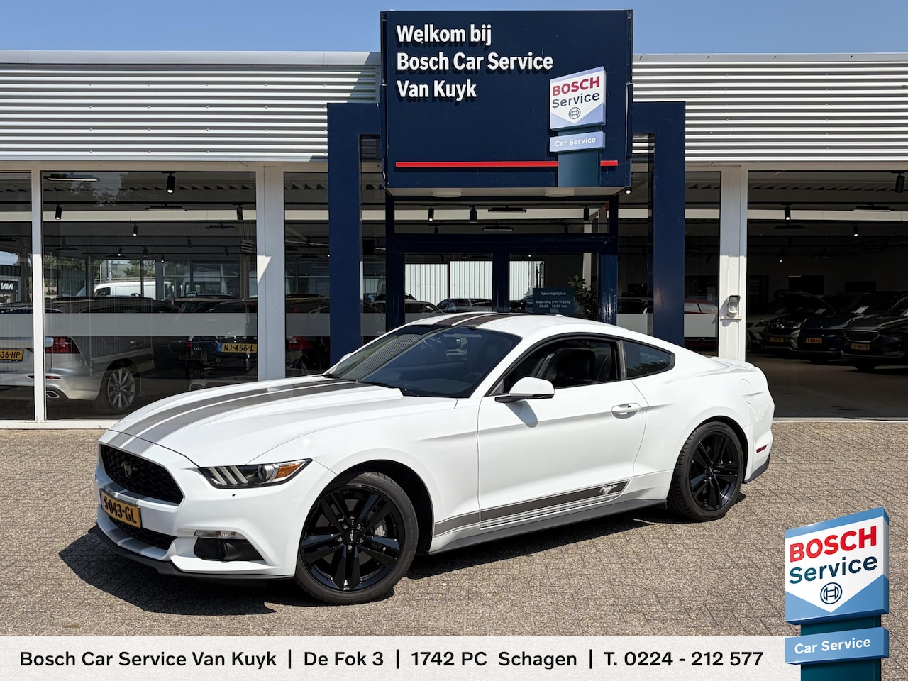 Ford Mustang Fastback - 2.3 EcoBoost / 317 PK / Automaat / Race-Striping / Borla Performance sport-uitlaat / Vol-l - AutoWereld.nl