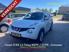Nissan Juke - 1.6 117PK Tekna Automaat 17" Lm Velgen