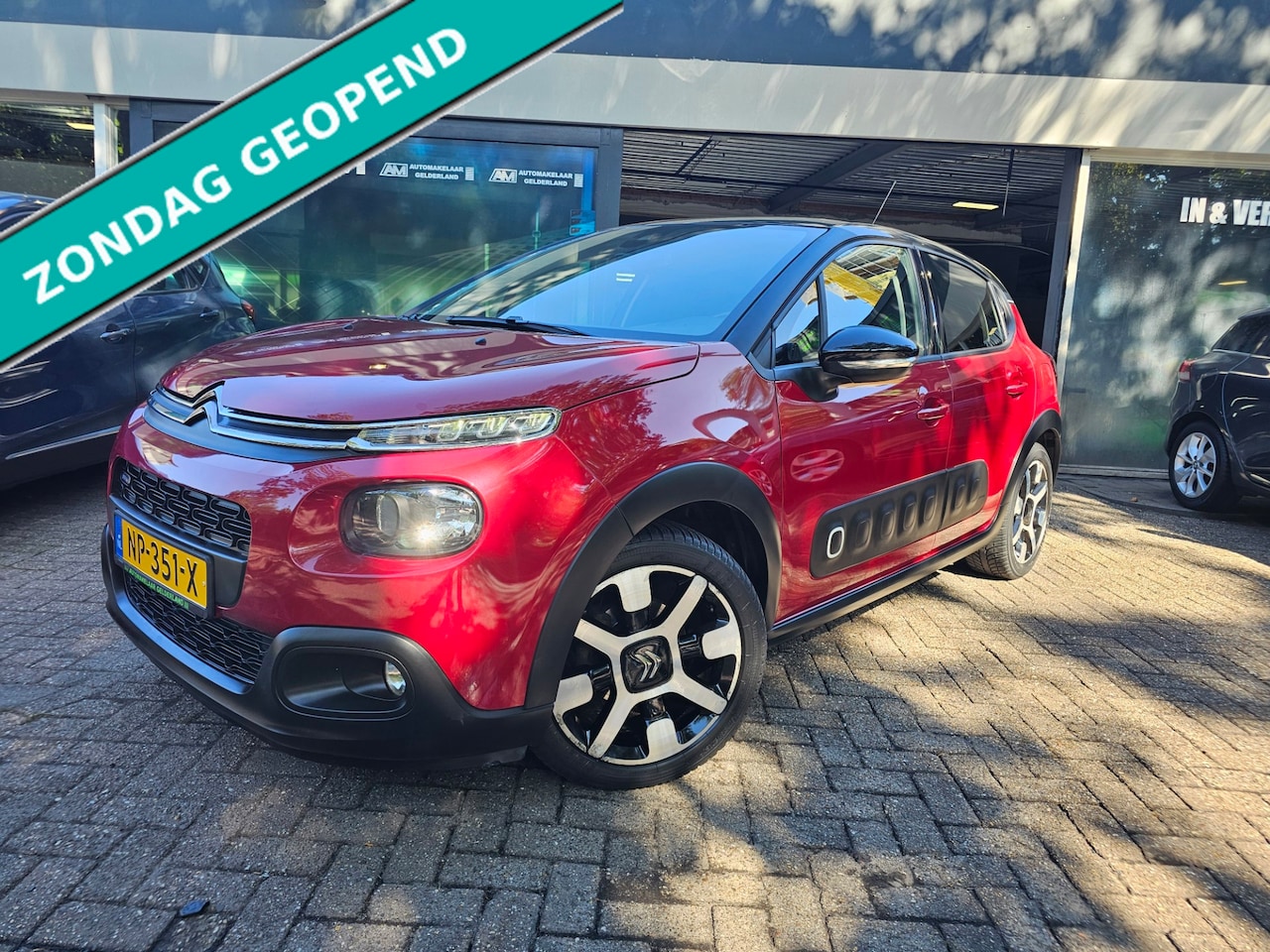 Citroën C3 - 1.2 110PK S&S Shine | AUTOMAAT | 3/6 OF 12MND GARANTIE | NW D-RIEM | CAMERA | CRUISE | - AutoWereld.nl
