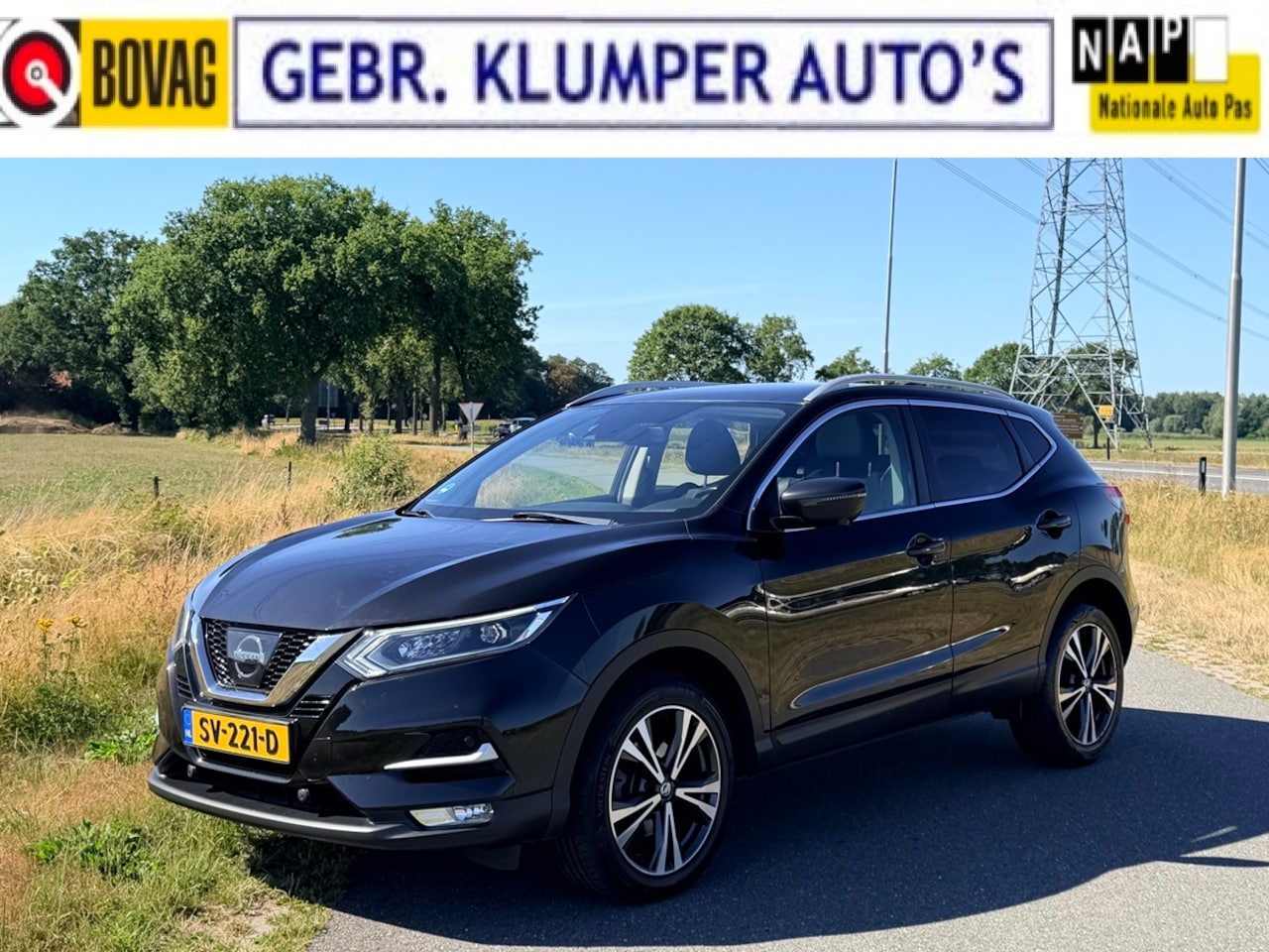 Nissan Qashqai - 1.2 Tekna Pano, 360 Camera's, Haak, Keyless, LED, Navi, Cruise, ECC - AutoWereld.nl
