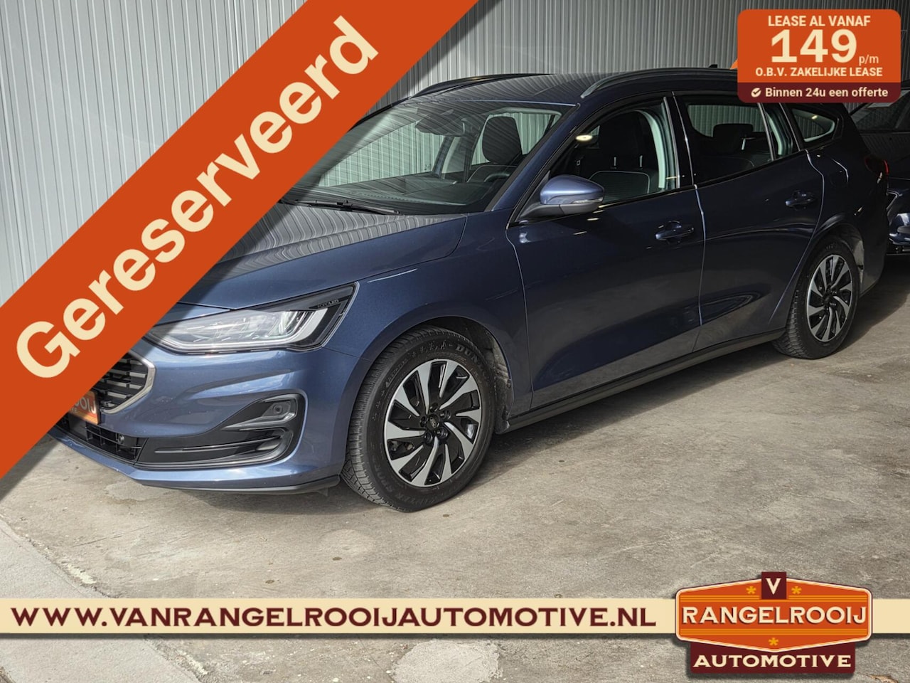 Ford Focus Wagon - 1.0 EcoBoost Hybrid Titanium 1.0 EcoBoost Hybrid Titanium, trekh., LED kopl., facelift - AutoWereld.nl