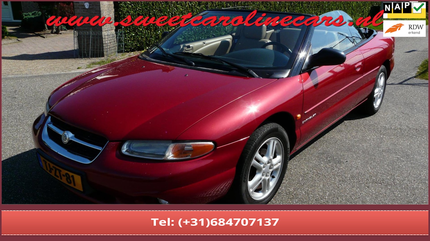 Chrysler Stratus - 2.5i V6 LX Convertible 2.5i V6 LX Convertible,Leder,Lmv's GOED LEZEN! - AutoWereld.nl