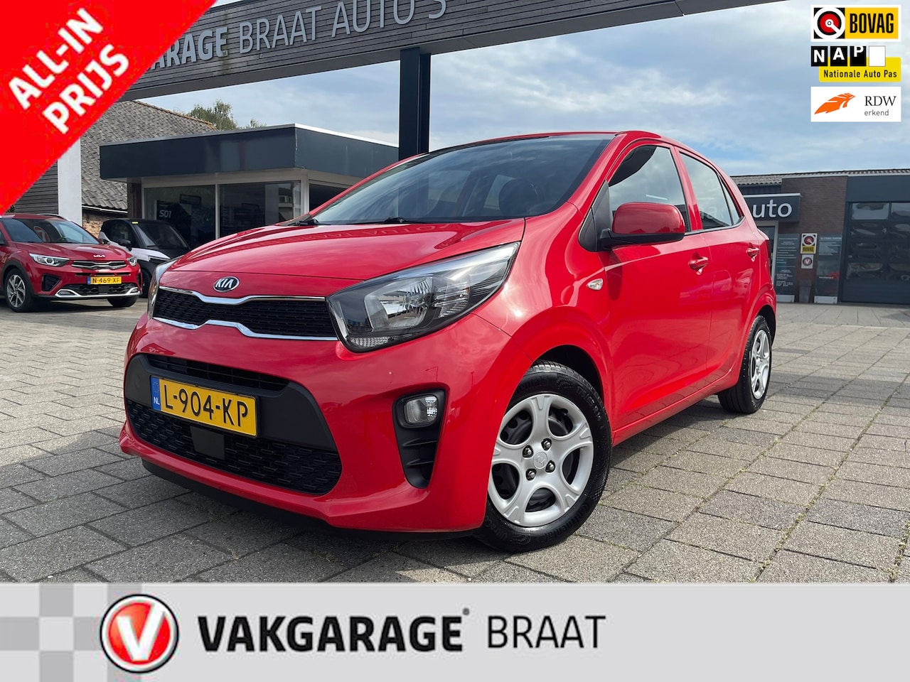 Kia Picanto - 1.0 l CRUISE l AIRCO l BLUETOOTH l ALL-IN PRIJS! - AutoWereld.nl