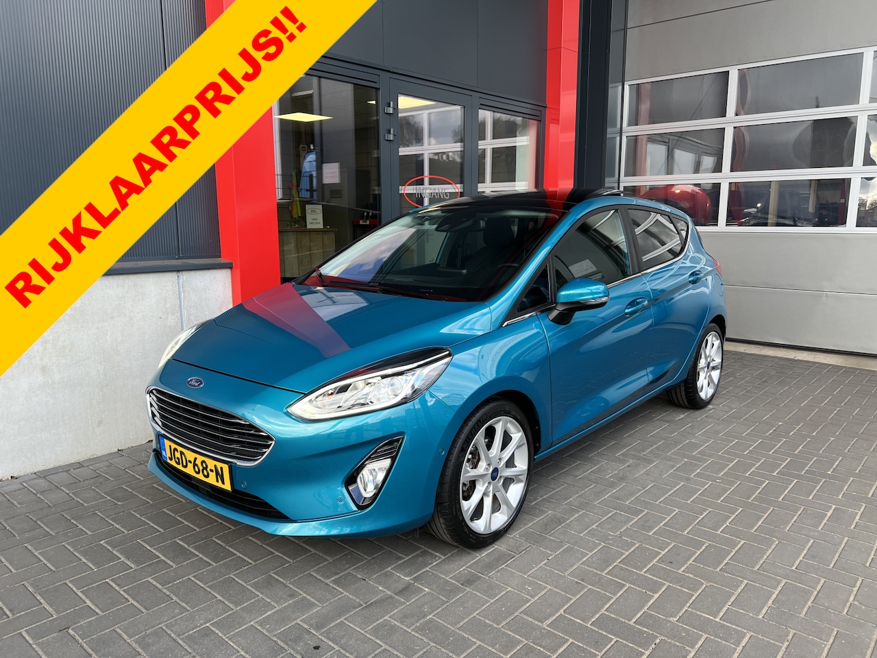 Ford Fiesta - 1.0 EcoBoost Titanium Nieuwe distr.riem ! Nieuwe distr.riem ! - AutoWereld.nl
