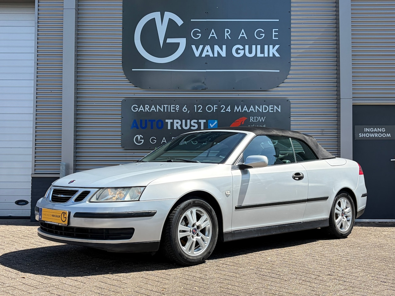 Saab 9-3 Cabrio - 1.8t Vector 150PK Trekhaak,Clima,Cruise,Isofix,ElektrRamen+Spiegels,Parkeersensoren,Radio/ - AutoWereld.nl