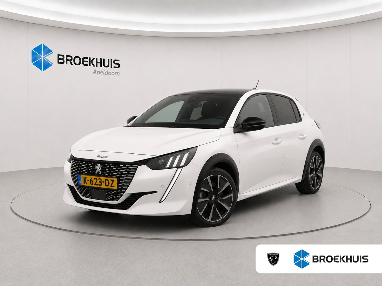 Peugeot e-208 - EV GT 350 50 kWh | 3-fase | Pano | Camera | Adap Cruise | Navi | Climate Control | Achteru - AutoWereld.nl