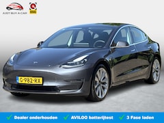 Tesla Model 3 - Long Range AWD 75 kWh SOH 86, 8% / 19'' Lichtmetalen Velgen ( € 1.700 ) / Autopilot /3 Fas
