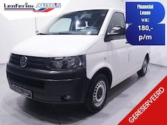 Volkswagen Transporter - 2.0 TDI 140 pk L1 Dubbel Cabine Airco Cruise Control, Laadruimte Pakket, Trekhaak