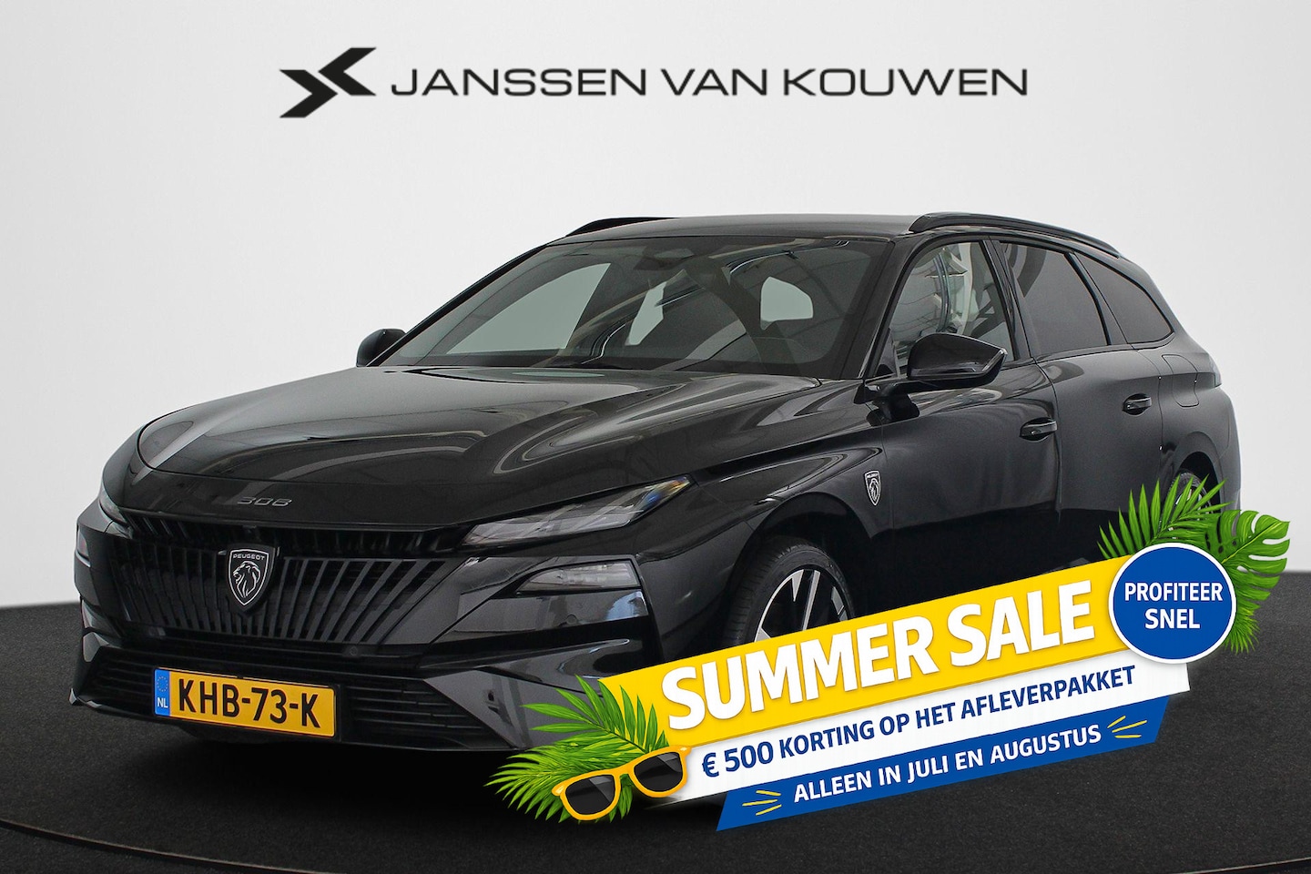 Peugeot 308 SW - 1.6 Plug-in Hybrid 195 GT Facelift Stuur-Stoelverwarming Camera Dodehoek - AutoWereld.nl