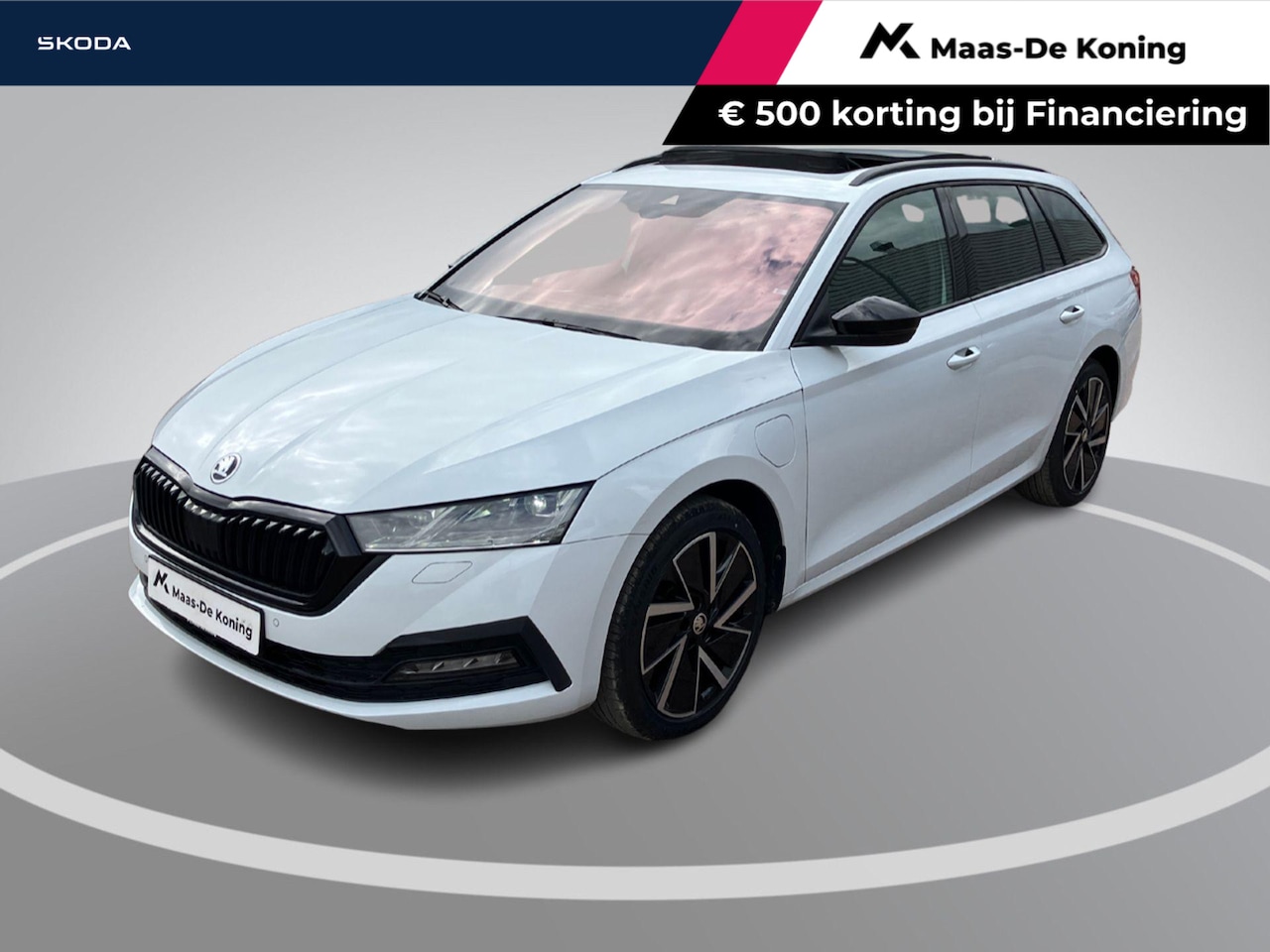 Skoda Octavia Combi - 1.4 TSI 204pk DSG PHEV Sportline Business Panoramadak · Stoelverwarming · Apple/Android Ca - AutoWereld.nl
