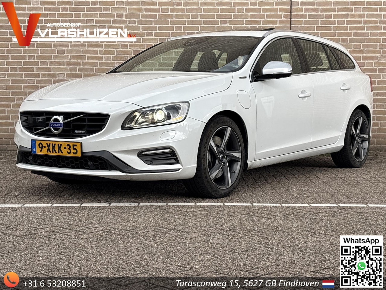 Volvo V60 - 2.4 D6 AWD Plug-In Hybrid R-Design | Schuifdak | Leder | - AutoWereld.nl