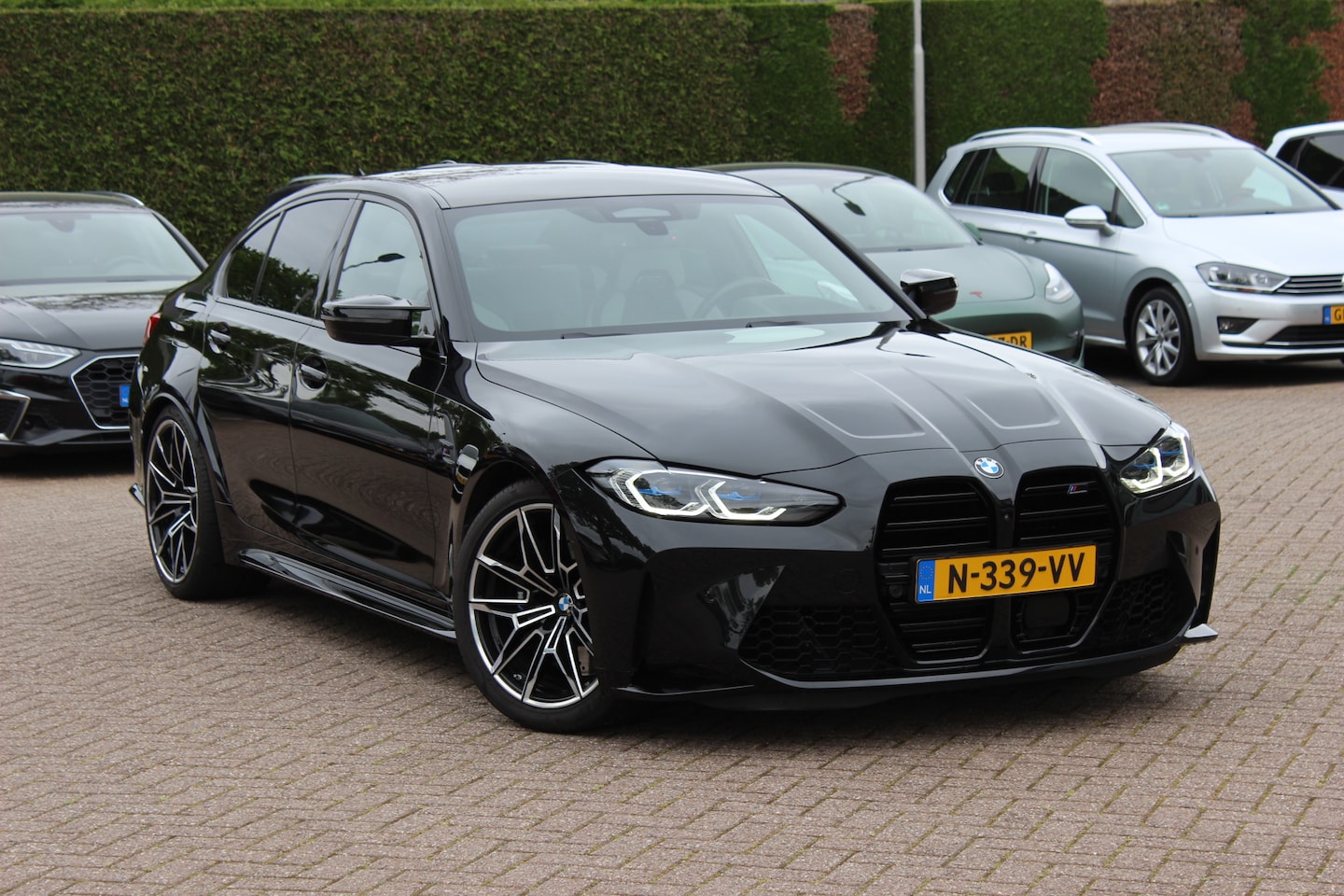 BMW M3 - 3-serie Competition / 360Camera / Carbon / Head-up / Keyless / Leder / 19'' / CarPlay / De - AutoWereld.nl