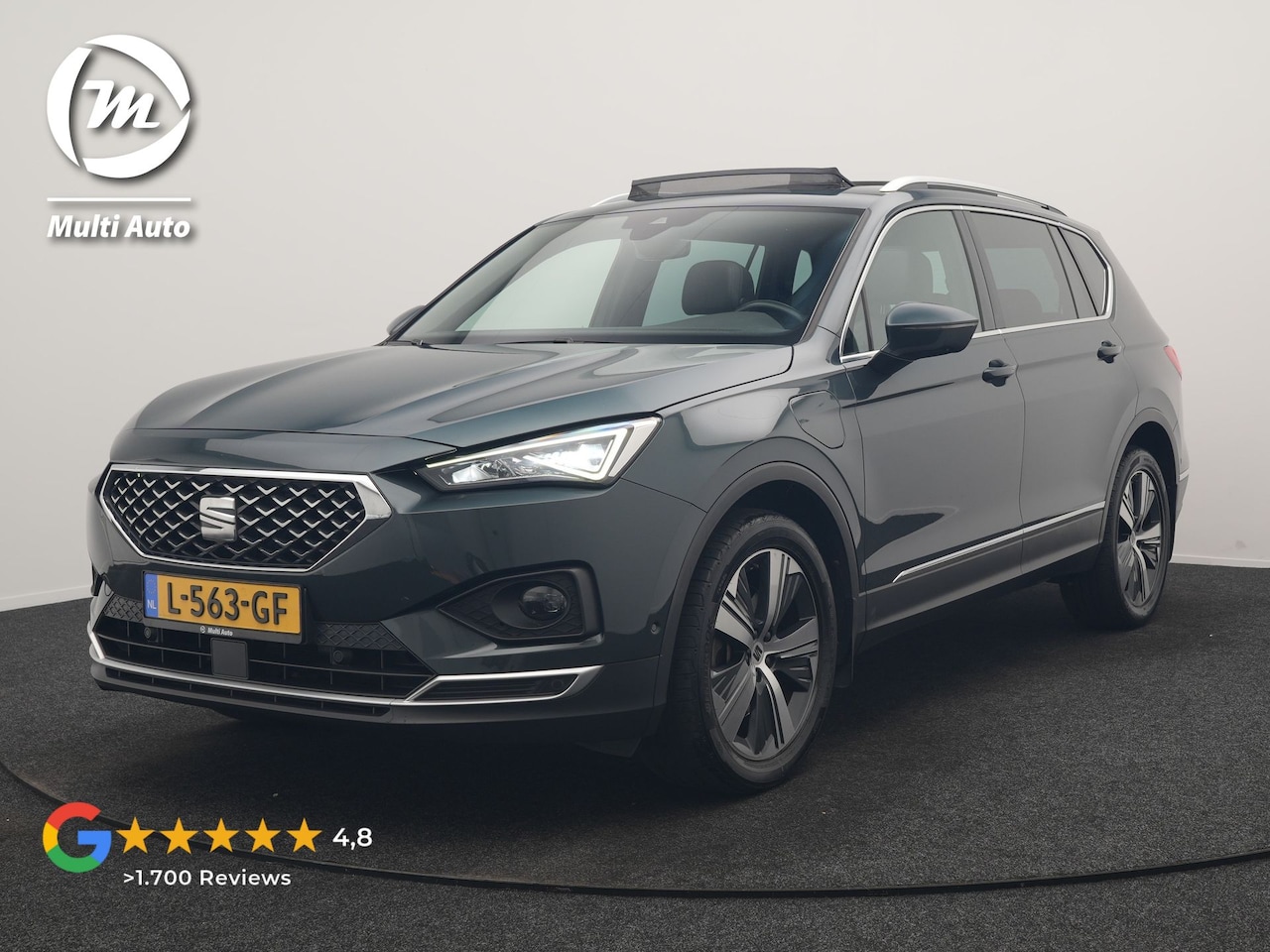 SEAT Tarraco - 1.4 TSI e-Hybrid PHEV Xcellence 259pk | Trekhaak Af Fabriek | Panodak | Camera | Adaptive - AutoWereld.nl