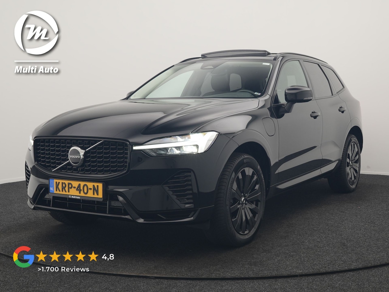 Volvo XC60 - T6 AWD Plus Dark LONG RANGE PHEV 350pk Dealer O.H. | Trekhaak Af Fabriek | Panodak | Camer - AutoWereld.nl