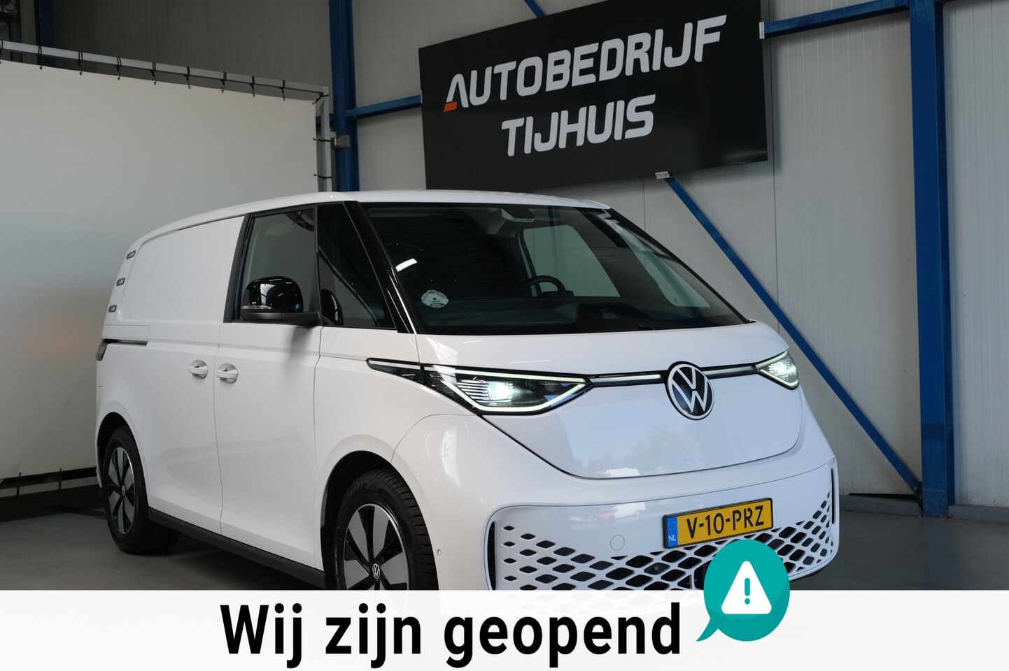 Volkswagen ID. Buzz Cargo - 77 kWh SOH 94% - Airco, Cruise, Virtual display, 2x Schuifdeur, PDC, Navi, Trekhaak. - AutoWereld.nl