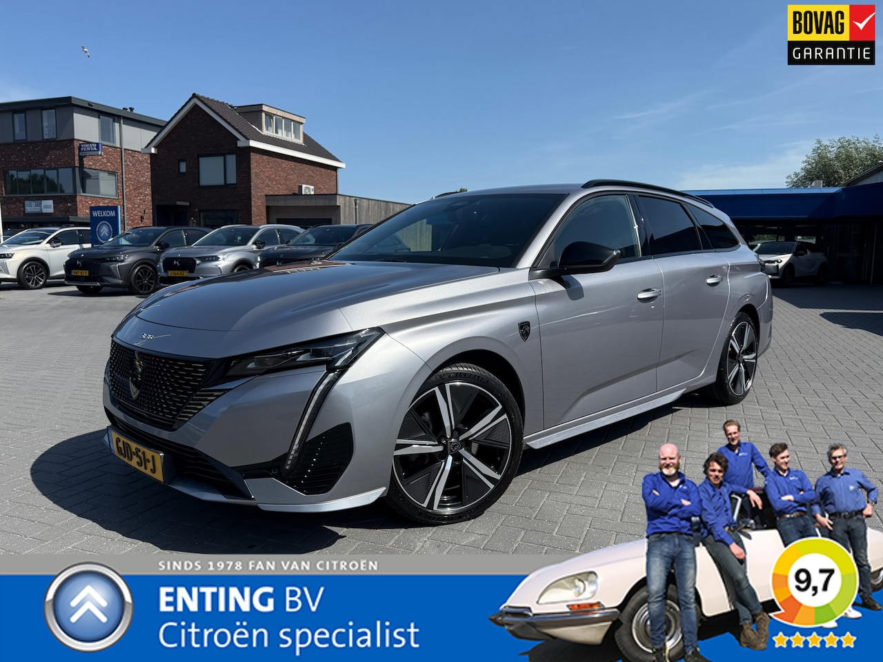 Peugeot 308 SW - 1.2 PT 130 GT EAT8 ADAPTIVE CRUISE NAVI STOEL+STUURVERW. 18 INCH - AutoWereld.nl