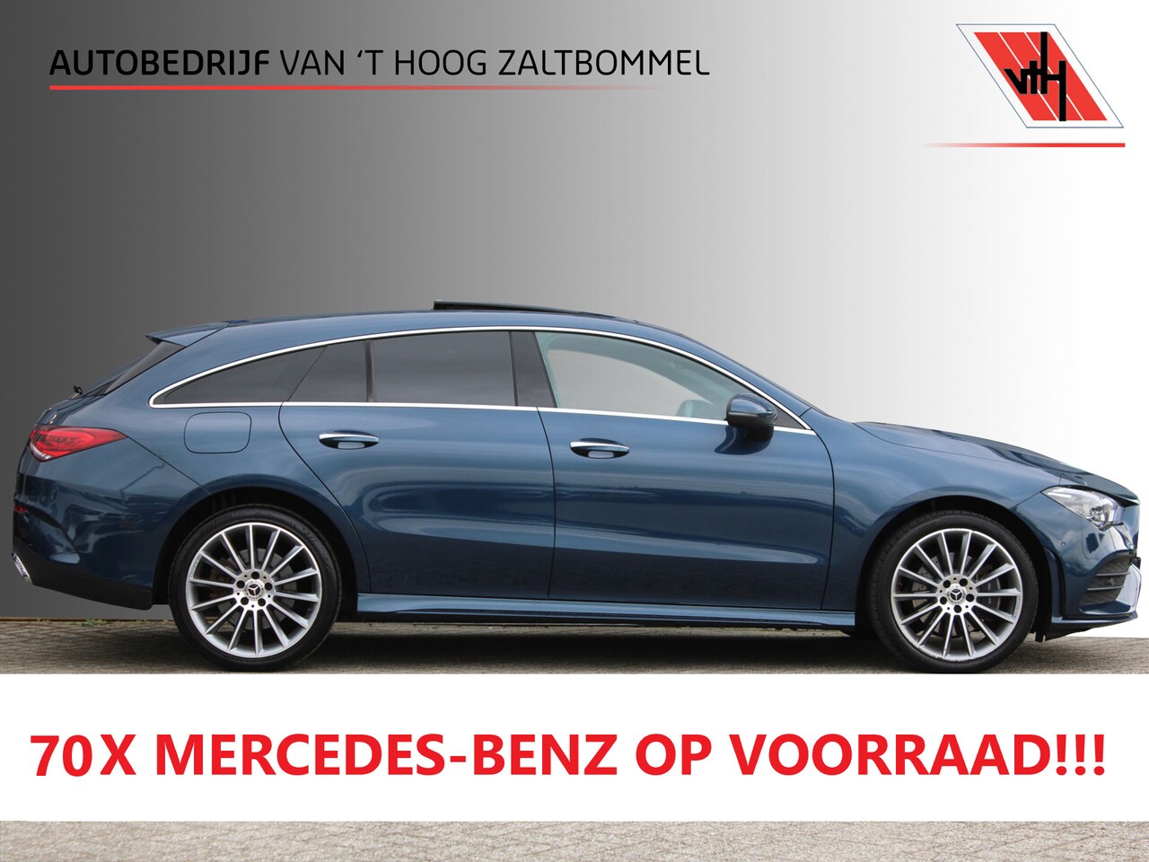 Mercedes-Benz CLA-klasse Shooting Brake - 250e AUT8 AMG Line PANORAMADAK SFEER CARPLAY KEY-LESS Go 19'' - AutoWereld.nl
