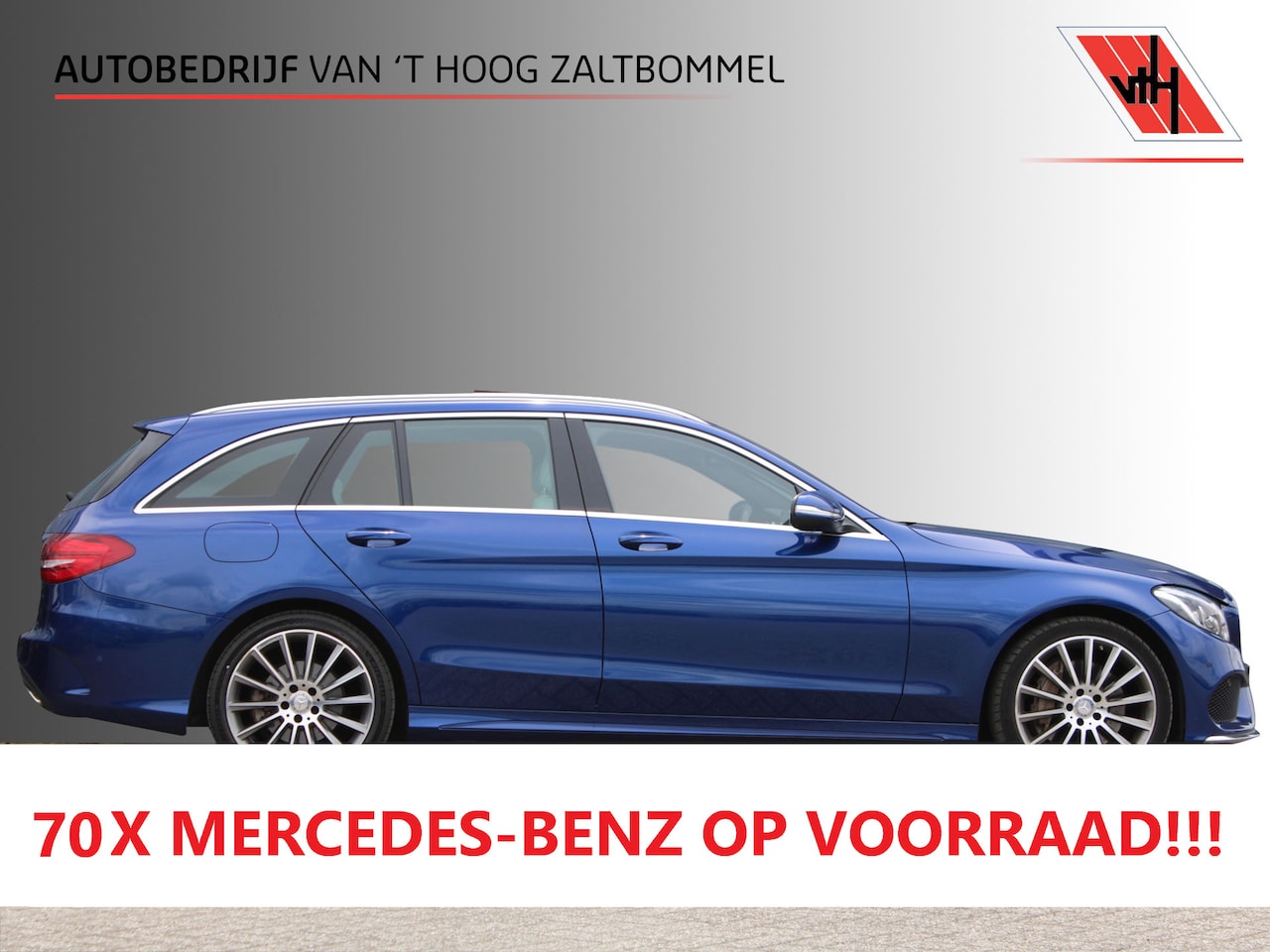 Mercedes-Benz C-klasse Estate - 400 4MATIC AMG PANORAMADAK LUCHTVERING LEDER MEMORY HEAD-UP COMAND 19'' TREKHAAK - AutoWereld.nl