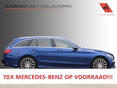 Mercedes-Benz C-klasse Estate - 400 4MATIC AMG PANORAMADAK LUCHTVERING LEDER MEMORY HEAD-UP COMAND 19'' TREKHAAK