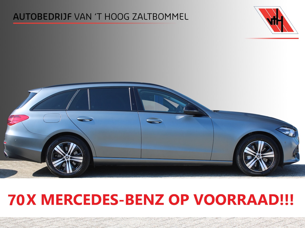 Mercedes-Benz C-klasse Estate - 300e Luxury Line NIGHT PAKKET <<MAGNO GREY>> HEAD-UP SFEER CARPLAY - AutoWereld.nl