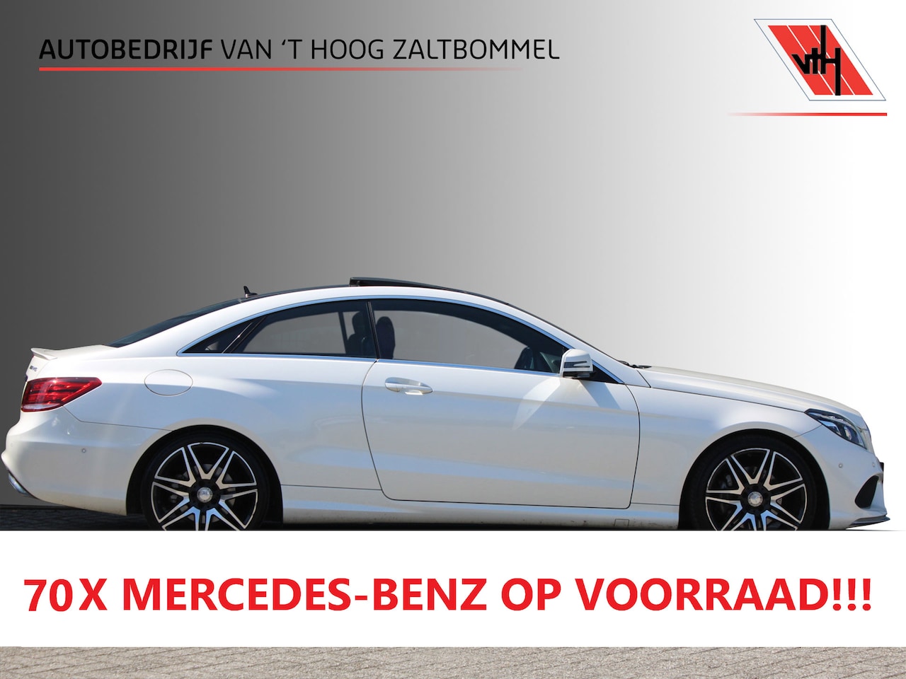 Mercedes-Benz E-klasse Coupé - 320 Prestige AMG PANORAMADAK LEDER MEMORY DISTRONIC 360-CAMERA H&K 19'' - AutoWereld.nl