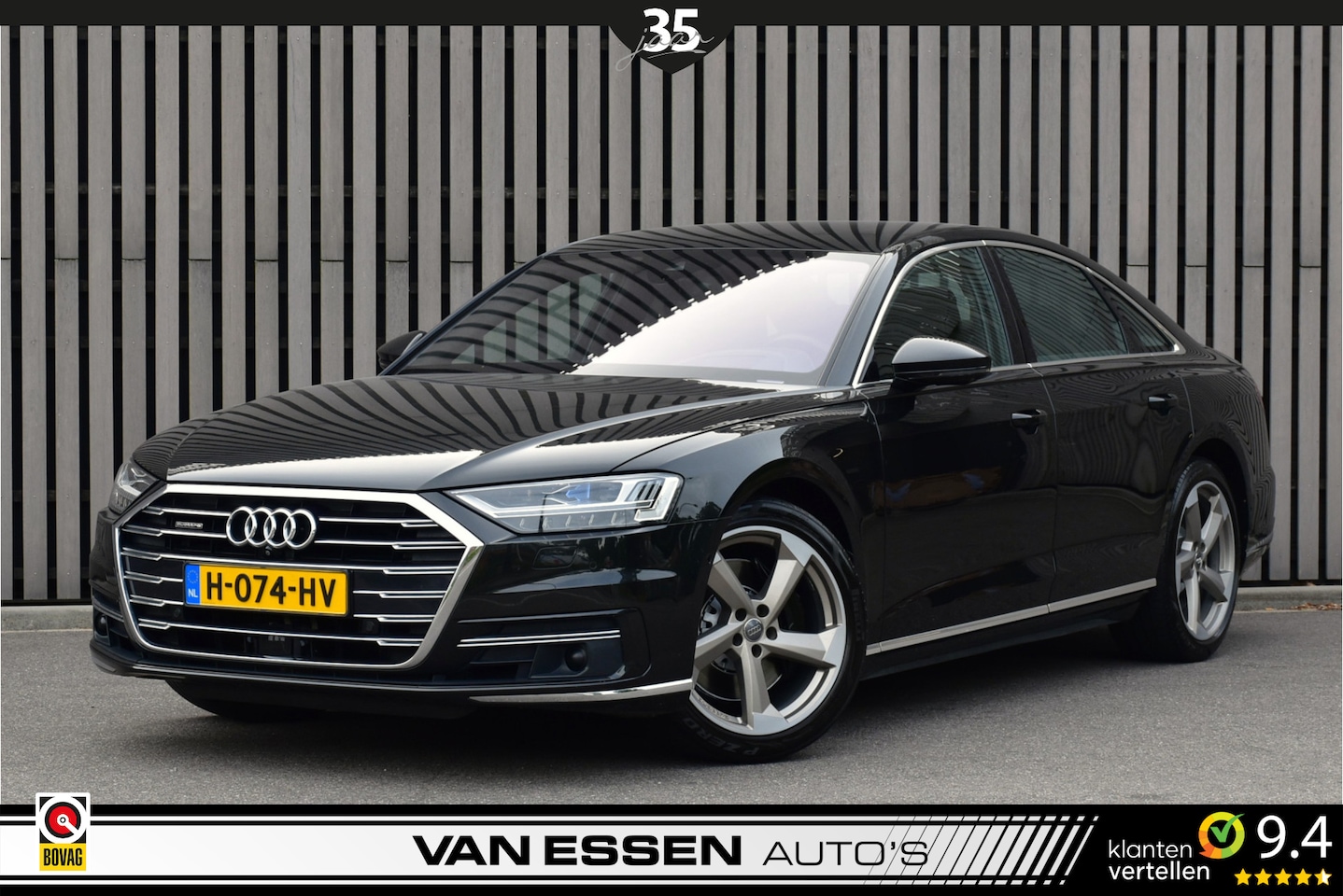 Audi A8 - 55 TFSI quattro Pro Line Plus 4-Wielsturing ACC Soft-Close Head-Up 360-Camera Trekhaak Led - AutoWereld.nl