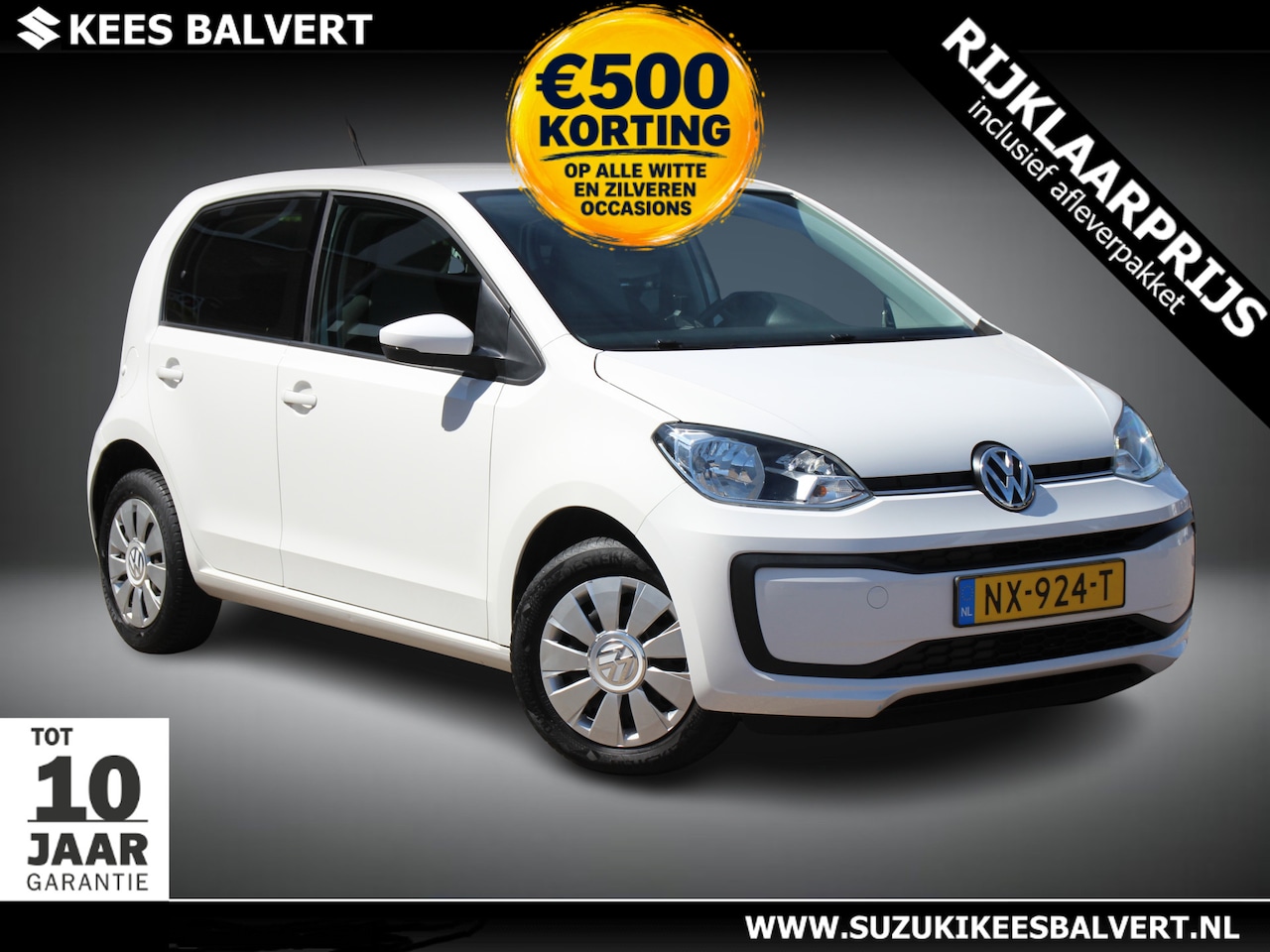 Volkswagen Up! - 1.0 5drs move up! | Airco | Bluetooth | Elektrische spiegels | - AutoWereld.nl