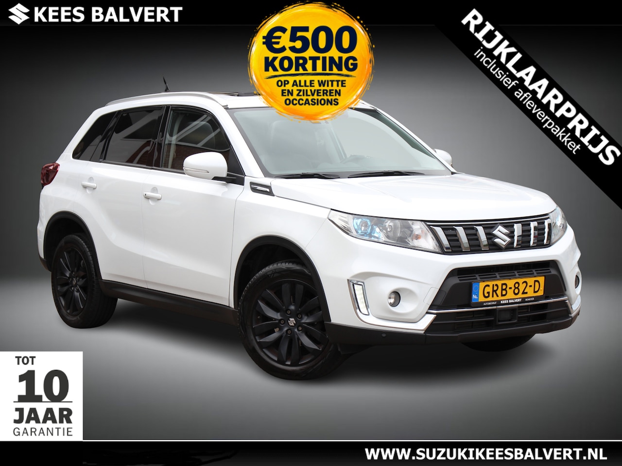 Suzuki Vitara - 1.4 Boosterjet Stijl/Style AllGrip Automaat | Opendak | Parkeersensoren rondom | - AutoWereld.nl