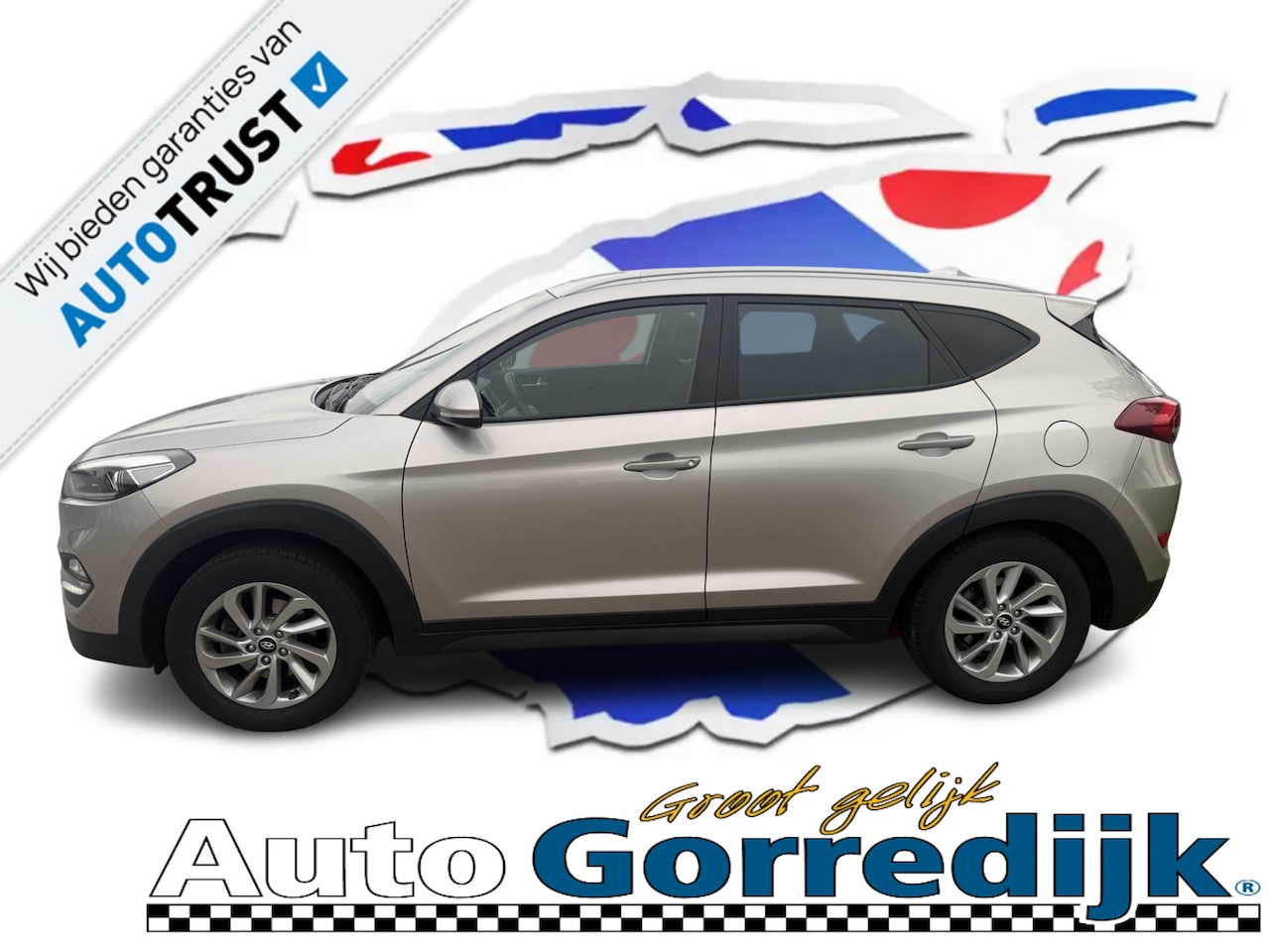 Hyundai Tucson - 1.6 T-GDi (EXPORT NETTO € 7500,-) Comfort CAMERA,NAVI,CRUISE,TREKHAAK - AutoWereld.nl