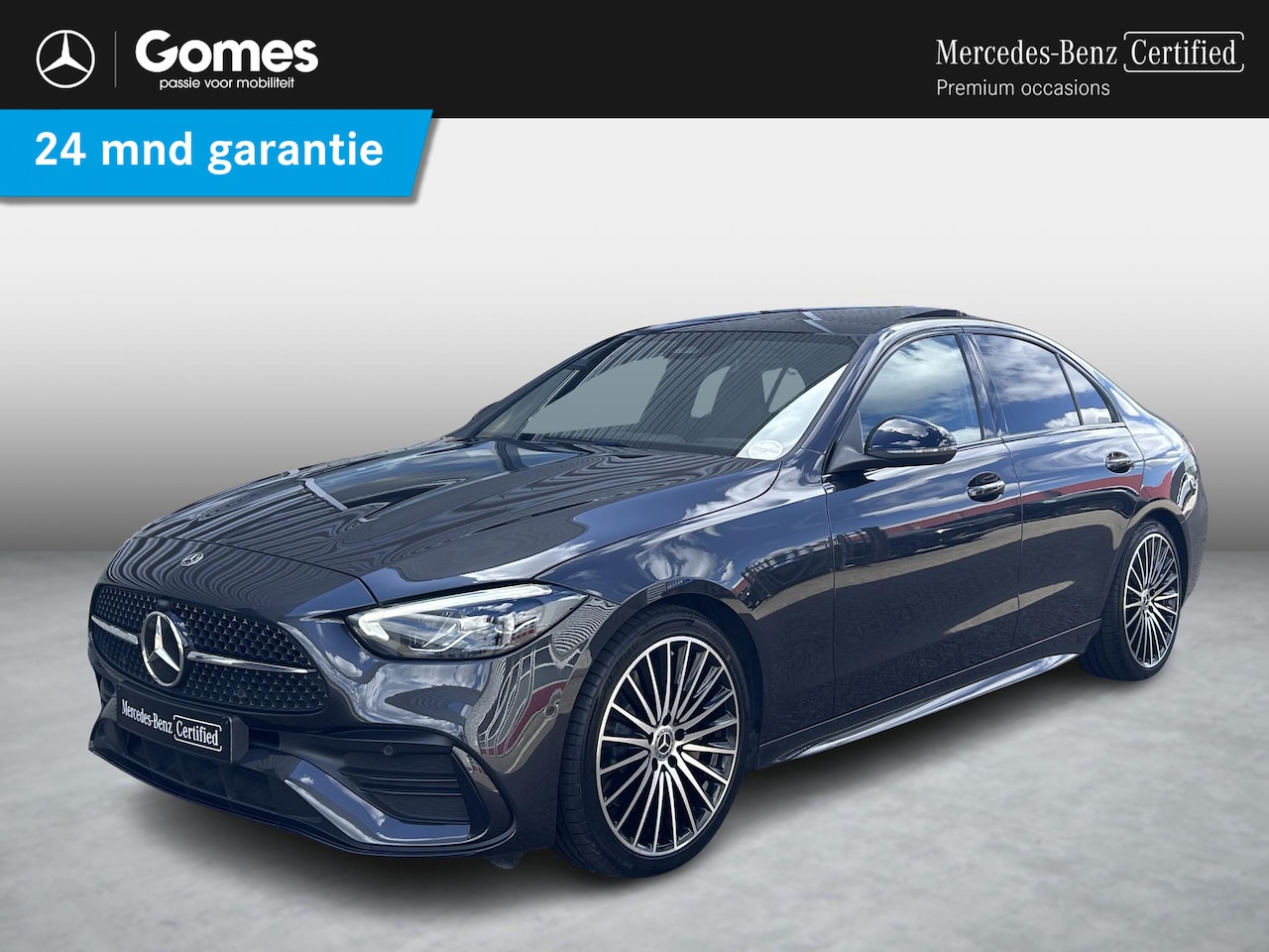 Mercedes-Benz C-klasse - 180 AMG Line | Panoramadak | Stoelverwarming | Cruise Control - AutoWereld.nl