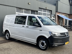 Volkswagen Transporter - 2.0 TDI L2H1 DC 4Motion 150pk 4x4 Dubbele schuifdeur Airco Cruise controle Trekhaak 2500kg