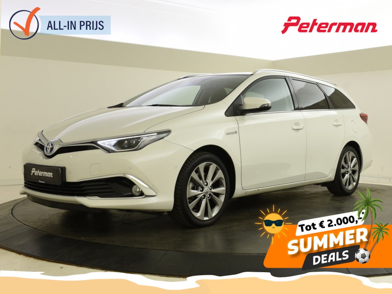 Toyota Auris Touring Sports - 1.8 Hybrid Executive | Trekhaak | PDC | Panoramadak | - AutoWereld.nl