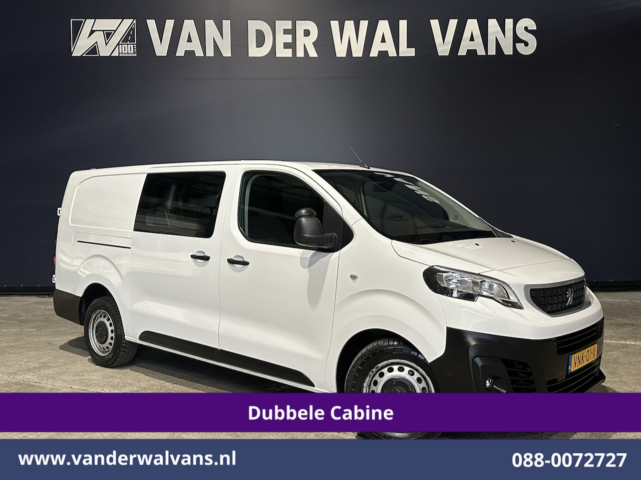 Peugeot Expert - 2.0 BlueHDI 123pk L3H1 Dubbele Cabine Euro6 Airco | 5-Zits | Camera | Navigatie | Apple Ca - AutoWereld.nl