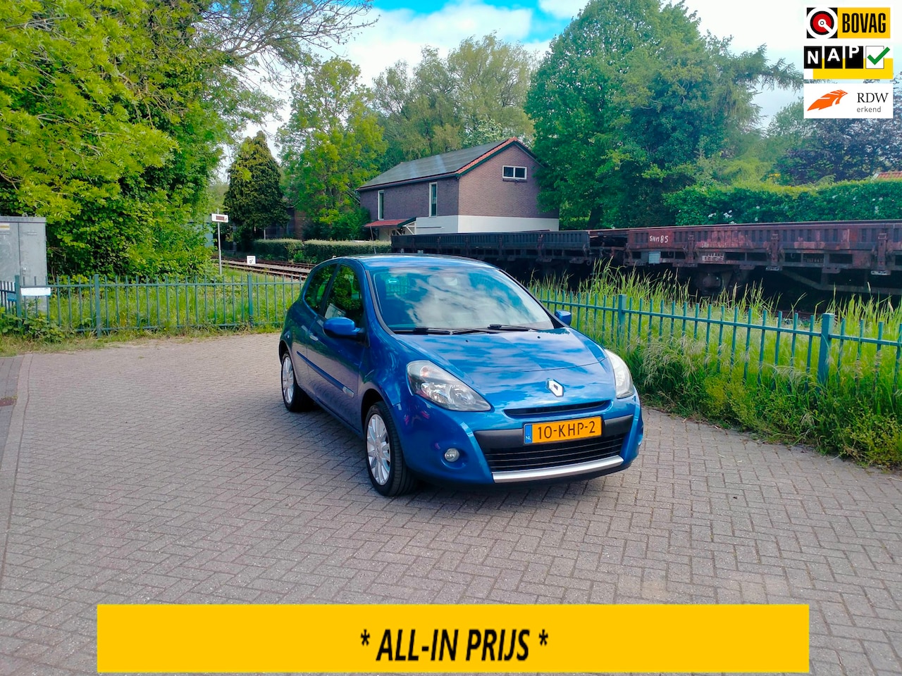 Renault Clio - 1.6 Dynamique airco navi cruise trekhaak ALLINPRIJS - AutoWereld.nl