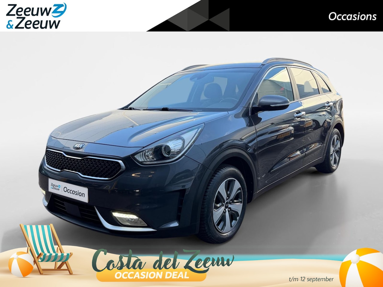 Kia Niro - 1.6 GDi Hybrid BusinessLine | Zeer compleet | Stoel & stuurverwarming | Navigatie | Achter - AutoWereld.nl